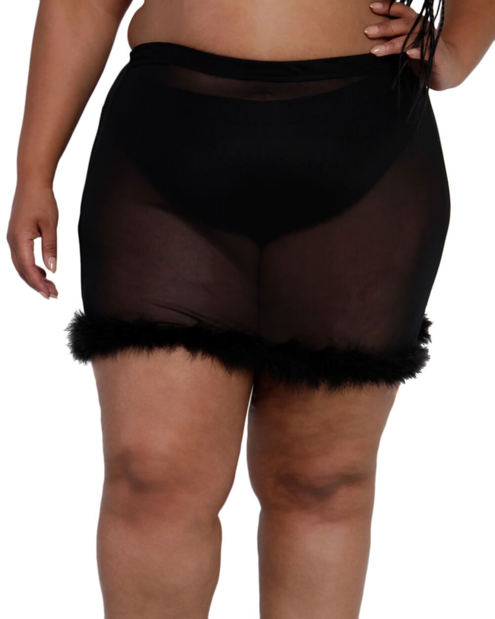 Keepin' It Cute & Fluffy Mini Skirt sold by iHeartRaves product image thumbnail 5