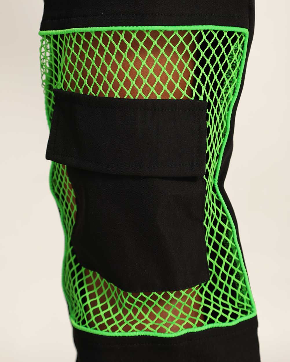 Techno Trooper Unisex Fishnet Chaps sold by iHeartRaves product image thumbnail 3