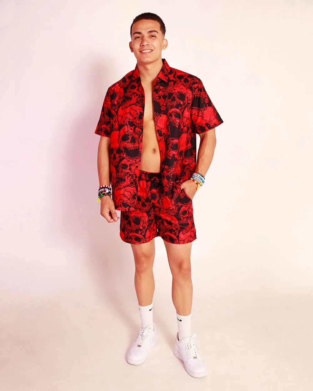 Crimson Inferno Men's Shorts sold by iHeartRaves product image thumbnail 3