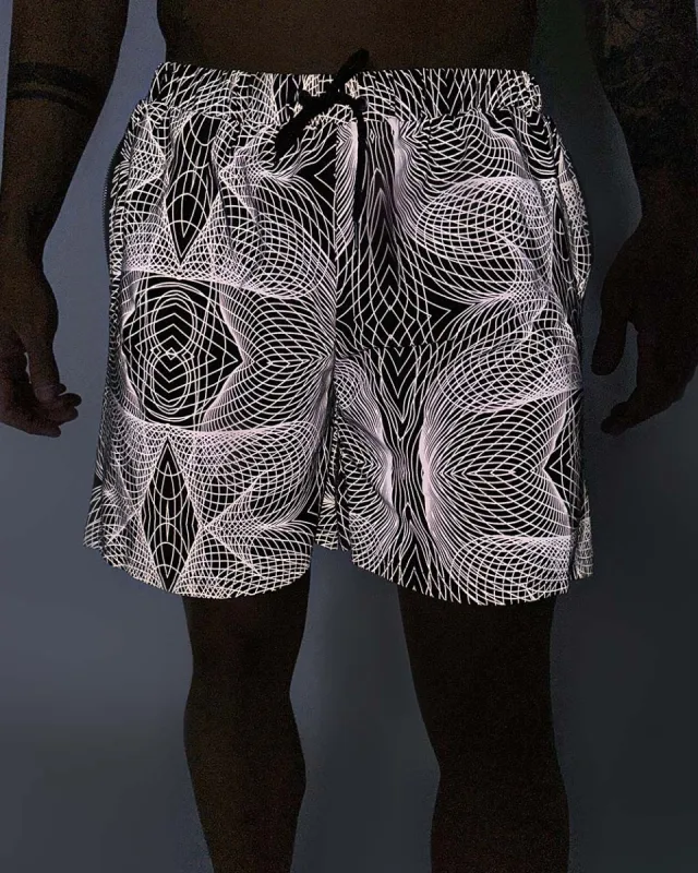Deep Night Reflective Shorts sold by iHeartRaves