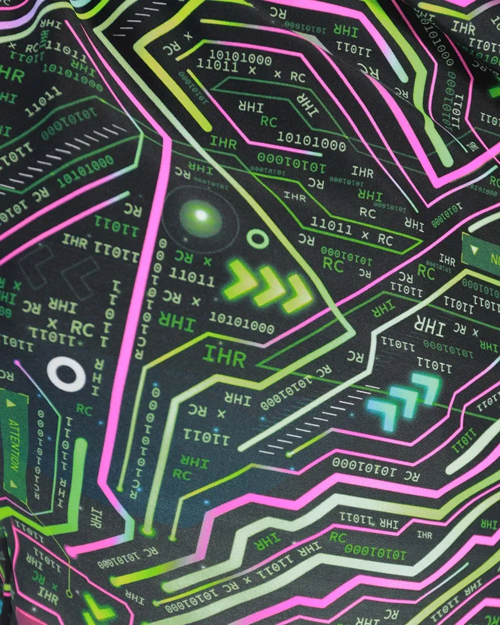 Rolita Couture x iHR Electro Matrix Splice Ultra Crop Top sold by iHeartRaves product image thumbnail 3