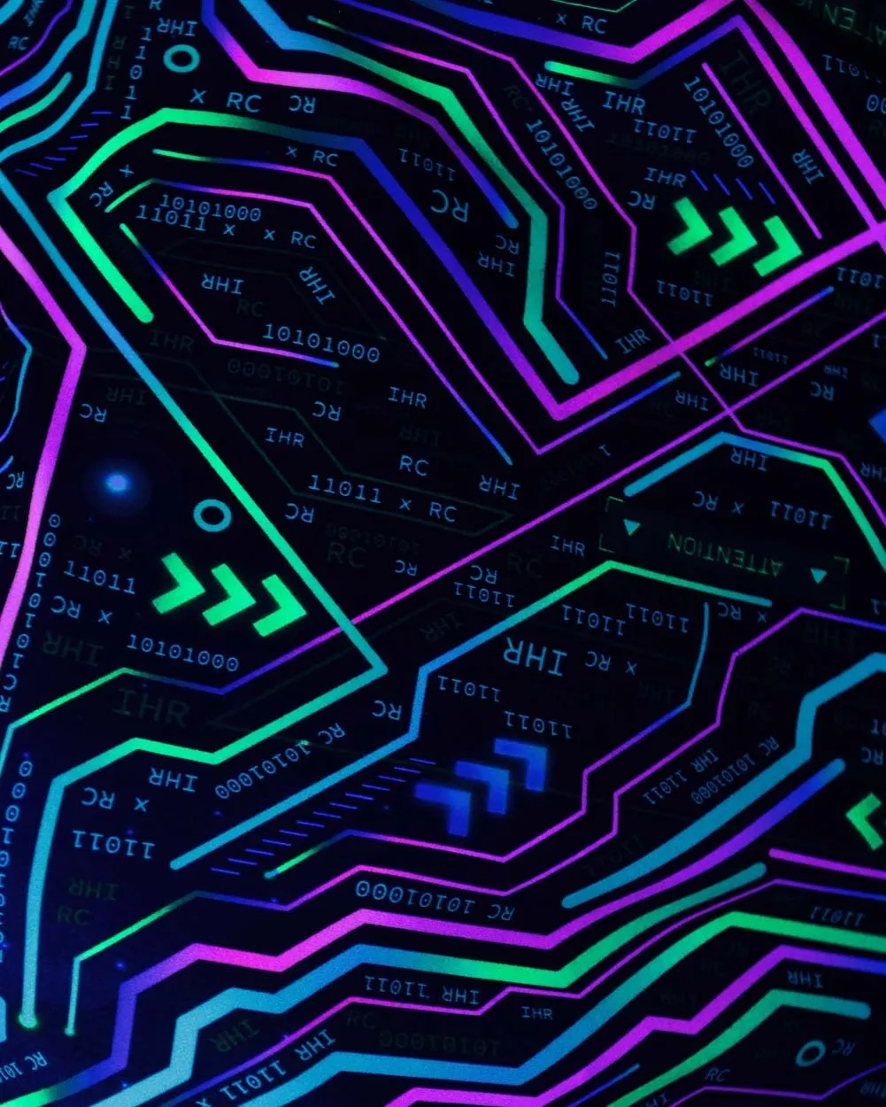 Rolita Couture x iHR Electro Matrix Splice Ultra Crop Top sold by iHeartRaves product image thumbnail 4