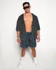 Pixel Perfect Rainbow Reflective Men's Shorts sold by iHeartRaves
