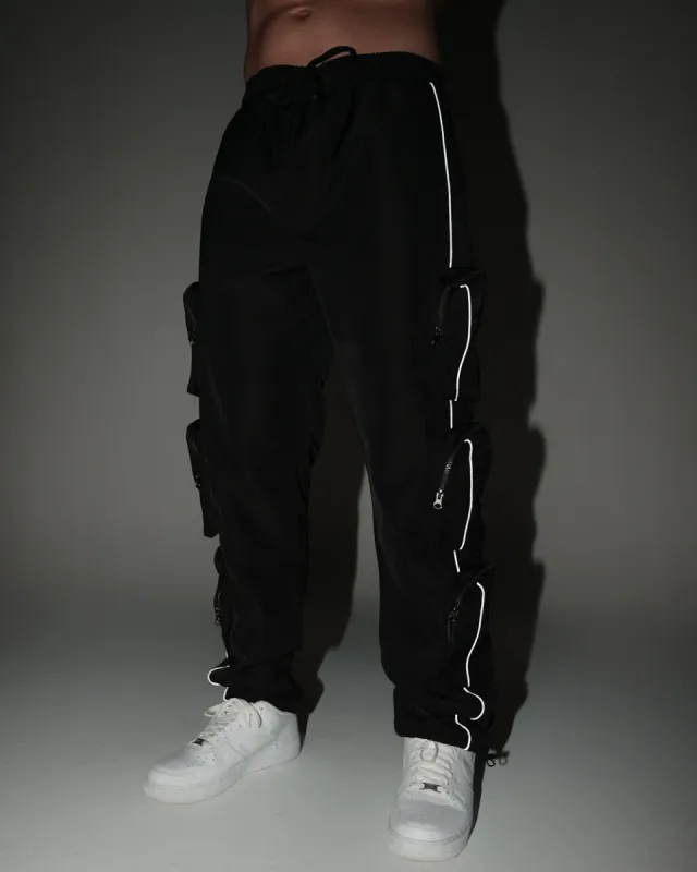 Daredevil Men's Reflective Cargo Pants sold by iHeartRaves