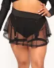 Freaky Fishnet Garter Mini Skirt sold by iHeartRaves
