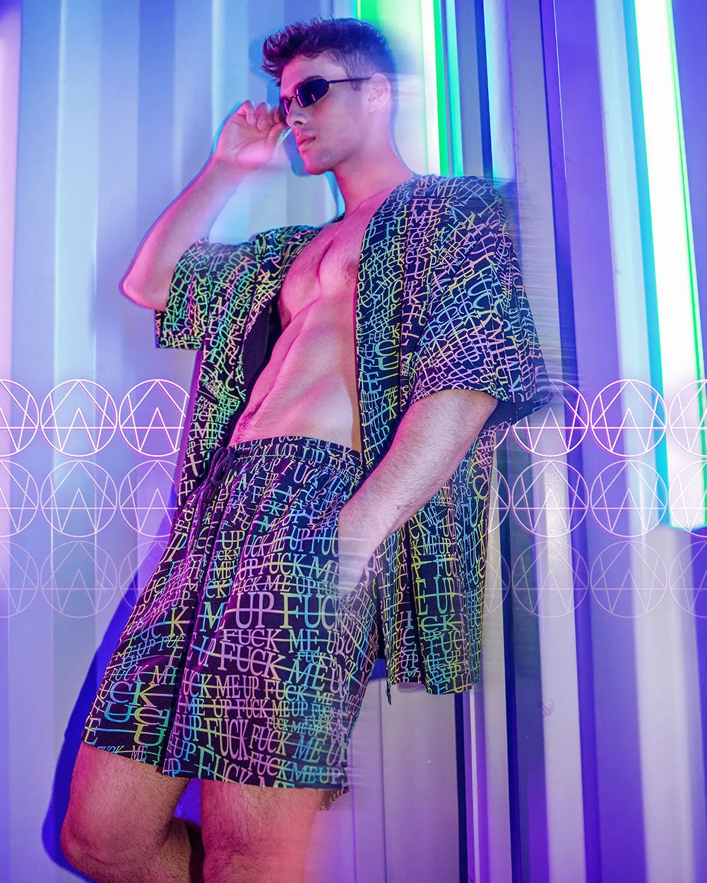 Alison Wonderland x iHR FMU Reflective Men's Shorts sold by iHeartRaves