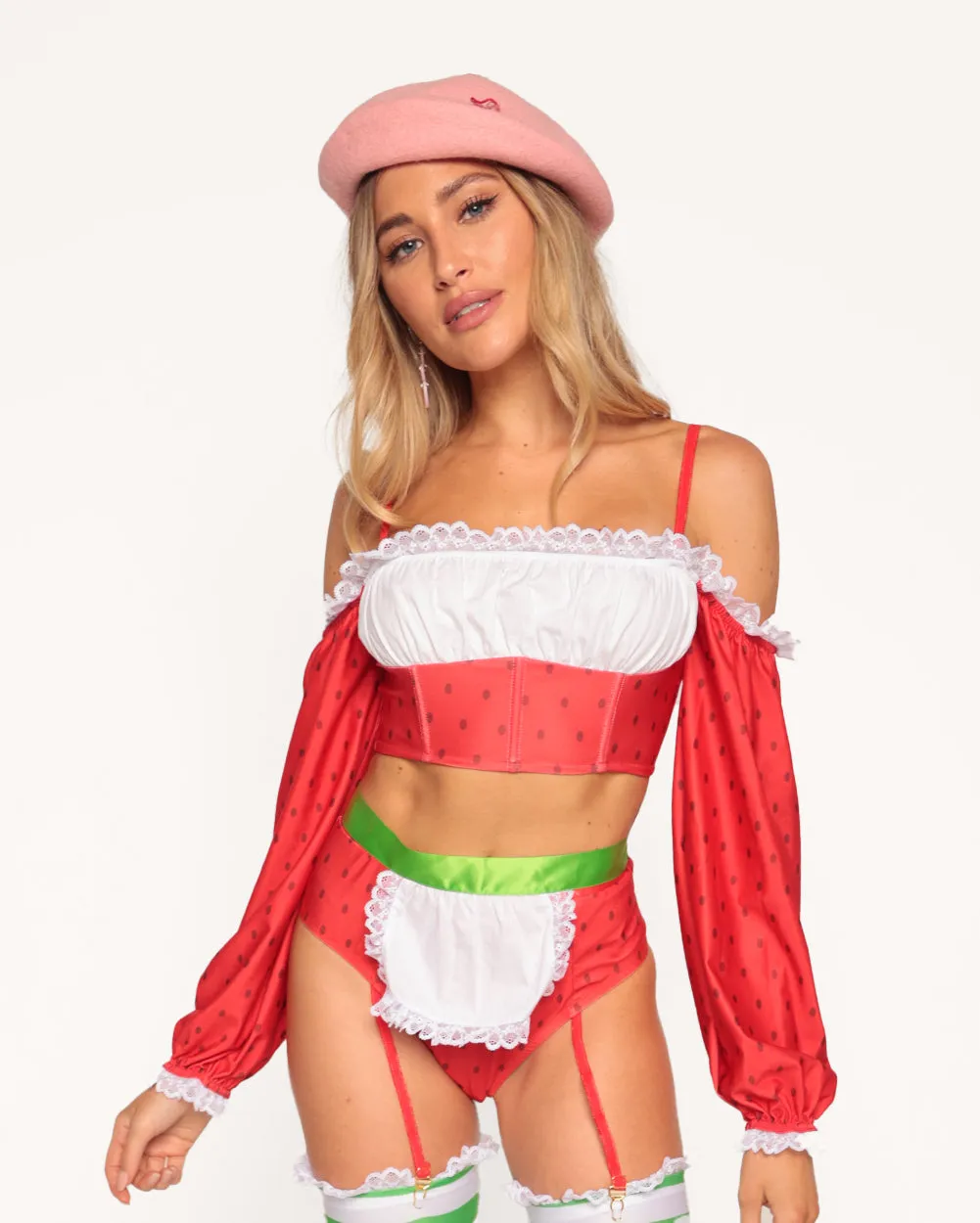 Sweet Like Sugar Strawberry Costume Set sold by iHeartRaves