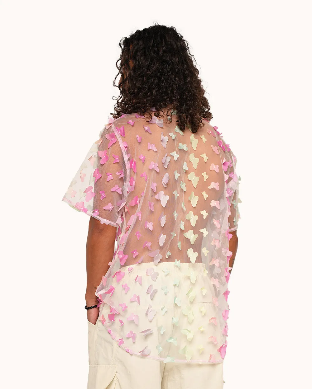 Sweet Serenity Butterfly Camp Shirt sold by iHeartRaves product image thumbnail 5