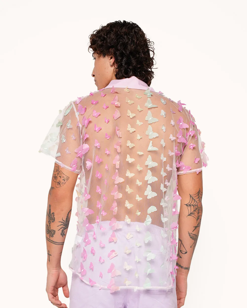 Sweet Serenity Butterfly Camp Shirt sold by iHeartRaves product image thumbnail 2