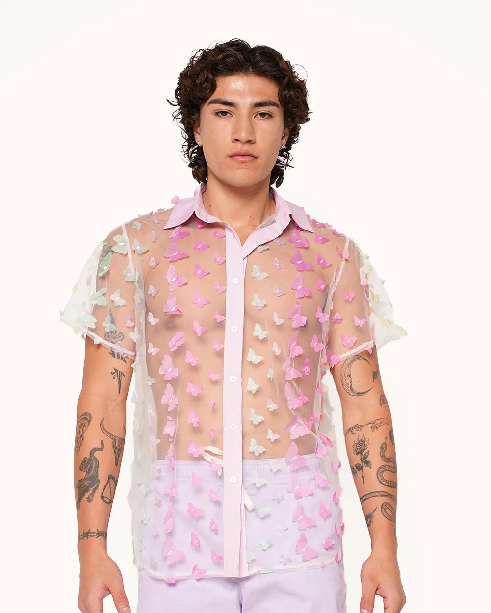 Sweet Serenity Butterfly Camp Shirt sold by iHeartRaves