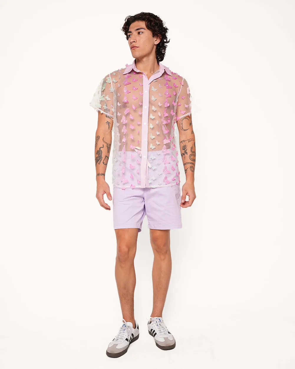 Sweet Serenity Butterfly Camp Shirt sold by iHeartRaves product image thumbnail 3