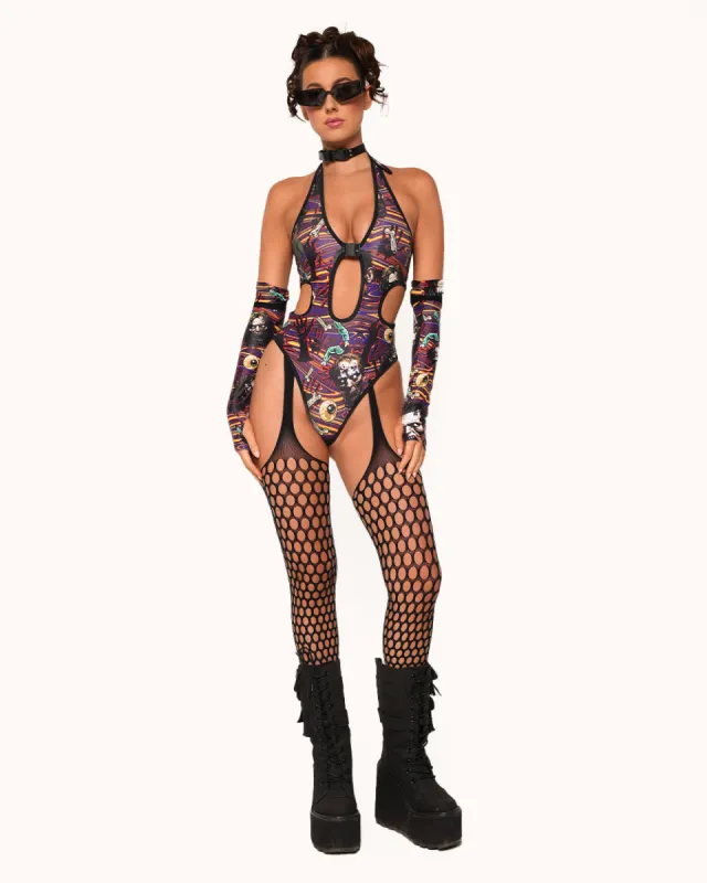 Eternal Decay Zombie Bodysuit Outfit sold by iHeartRaves