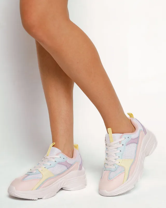 Pastel Pop Platform Sneakers sold by iHeartRaves