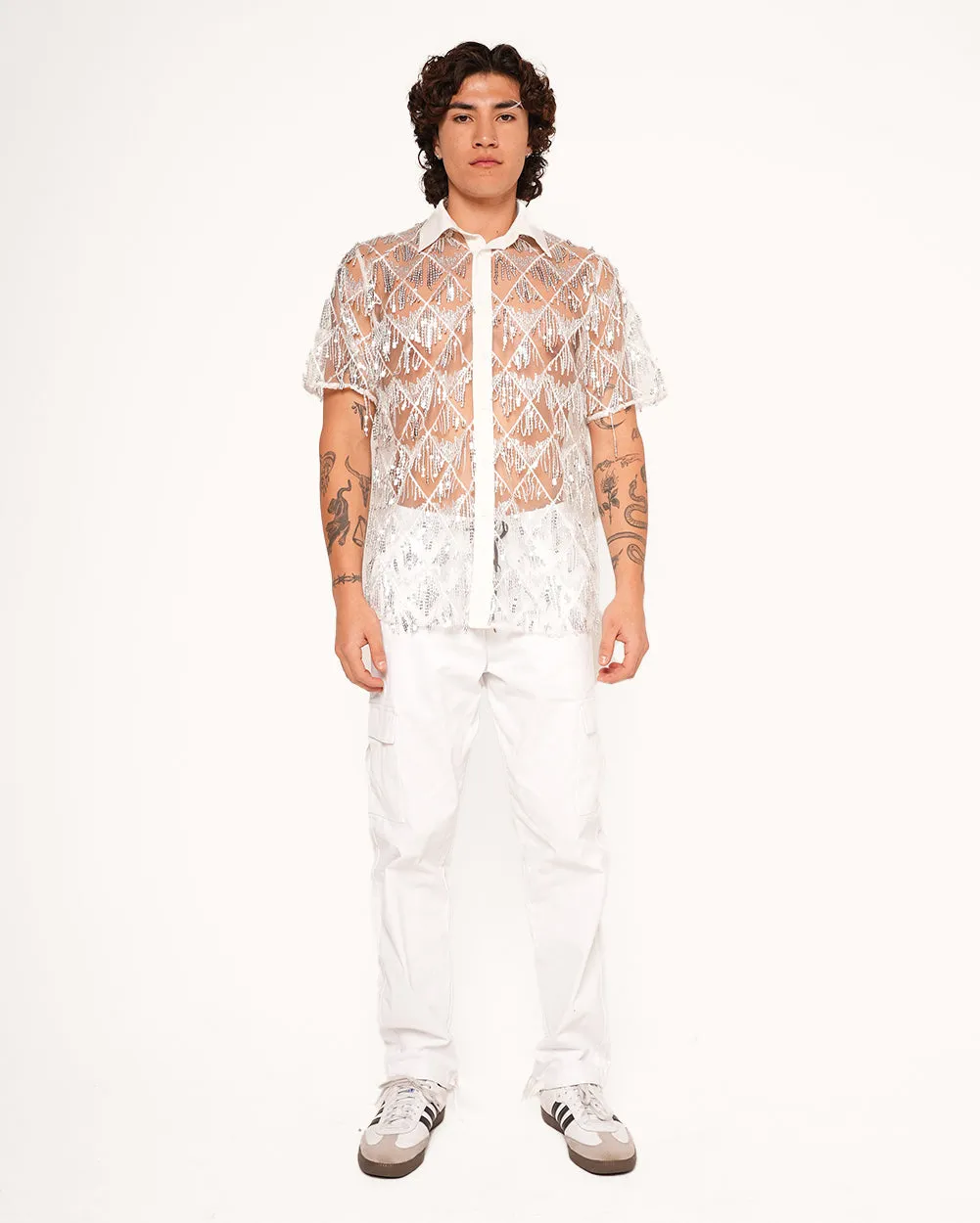 Moonlit Enchantment Button Up Shirt sold by iHeartRaves product image thumbnail 3