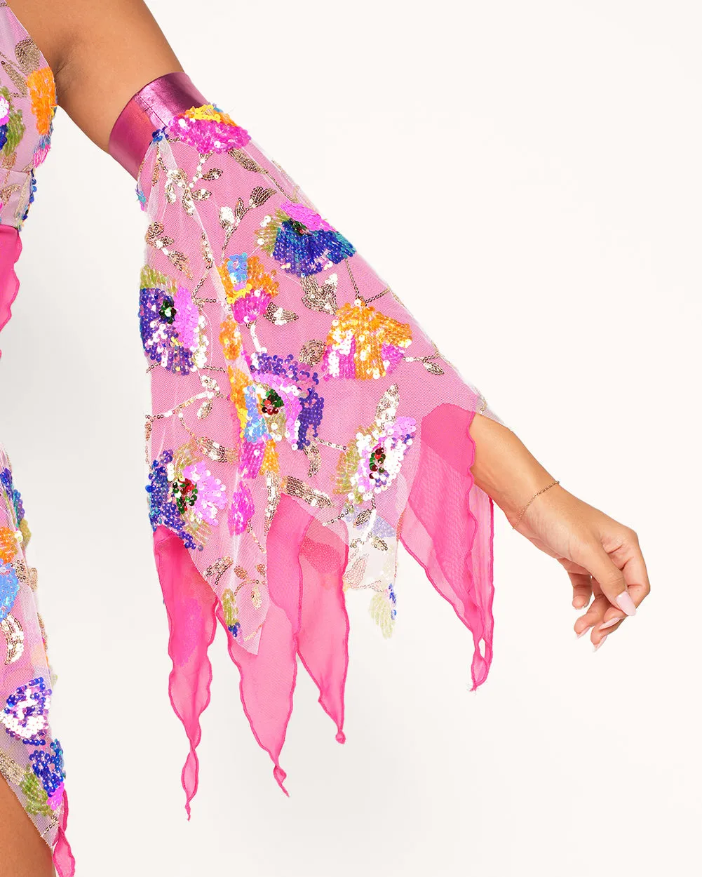 Katie Kayyyy x iHR Rainbow Road Top with Sleeves sold by iHeartRaves product image thumbnail 3