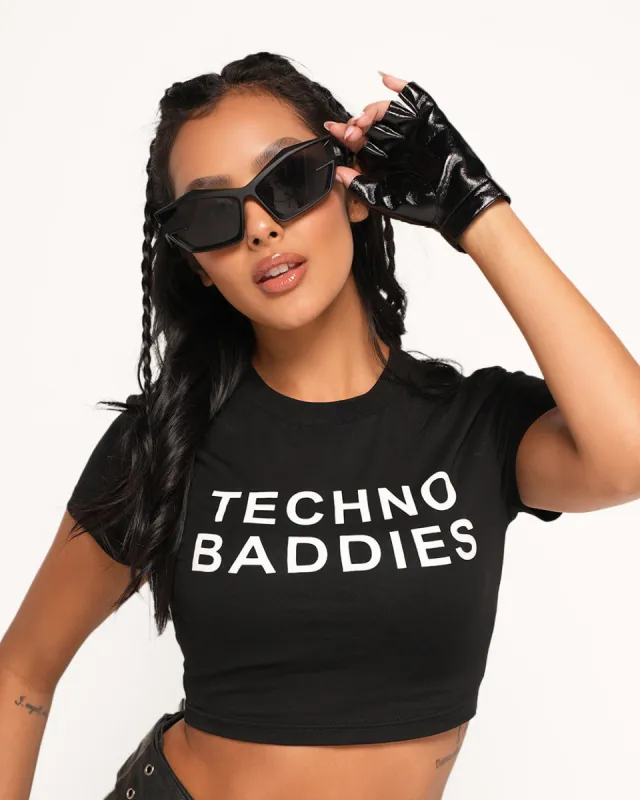Techno Baddies Crop Top sold by iHeartRaves