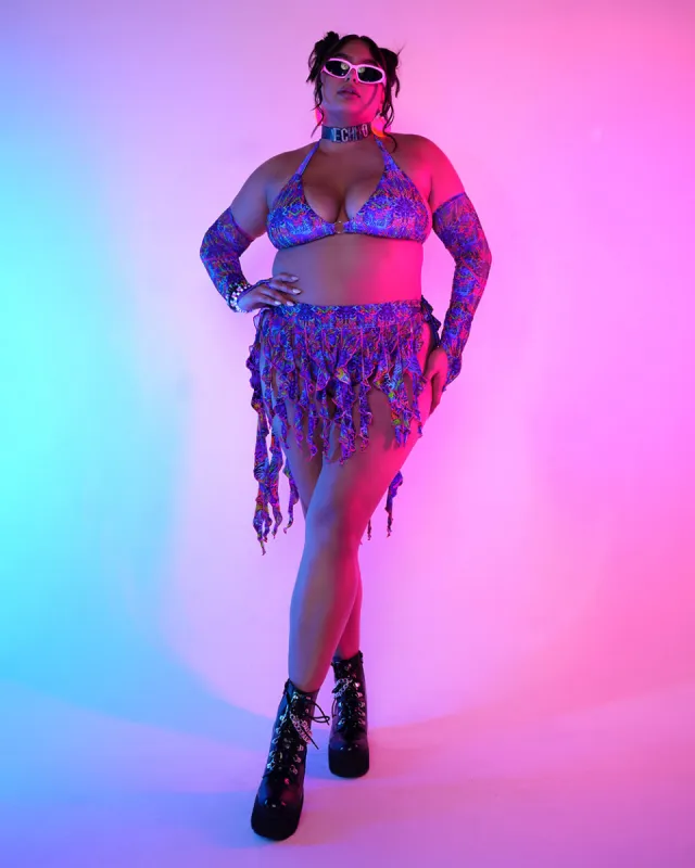 Pixxie Stixx x iHR PsyTrip Bikini Outfit sold by iHeartRaves