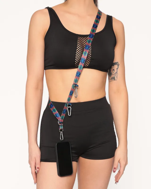 Pixxie Stixx x iHR PsyTrip Carabiner Phone Strap sold by iHeartRaves