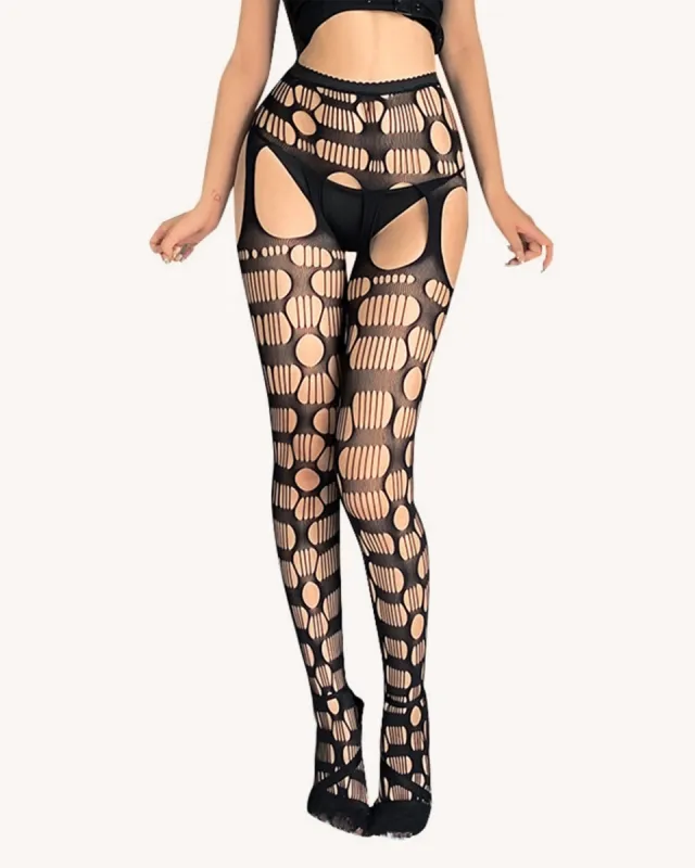 No Competition Suspender Thigh Highs sold by iHeartRaves