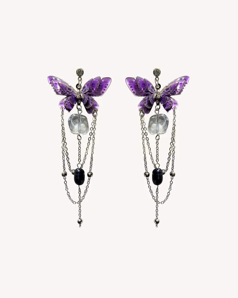 Delicate Wings Butterfly Earrings sold by iHeartRaves product image thumbnail 2
