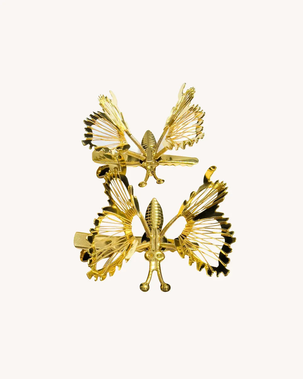 Clear Skies Butterfly Pair Hair Clips sold by iHeartRaves product image thumbnail 2