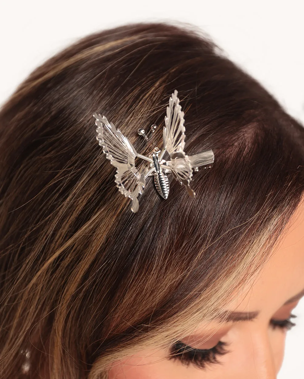 Clear Skies Butterfly Pair Hair Clips sold by iHeartRaves product image thumbnail 3