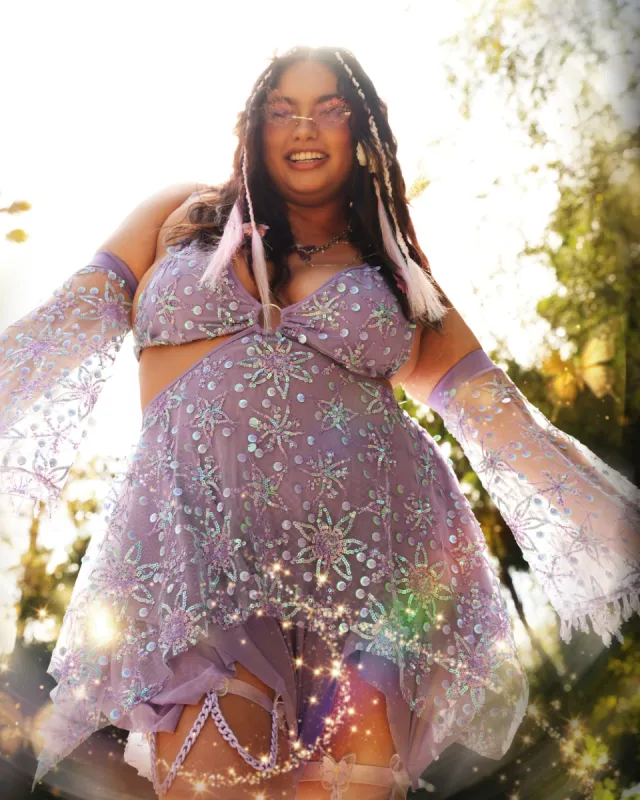 Sweet Serenade Halter Sequin Dress sold by iHeartRaves
