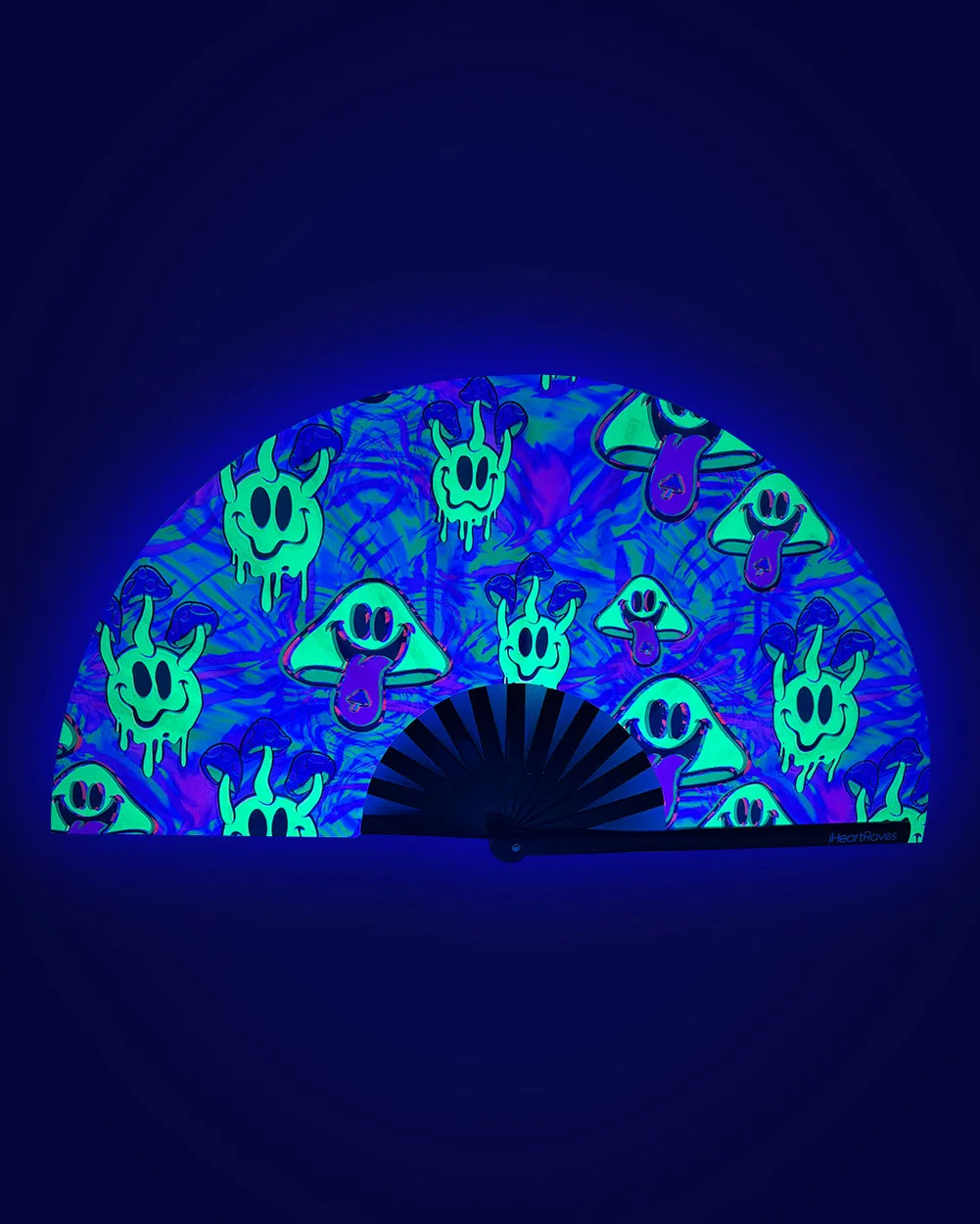 Electric Tripp UV Reactive Hand Fan sold by iHeartRaves product image thumbnail 2