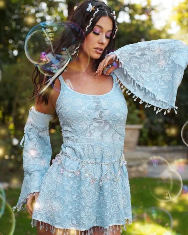 Faerie Firelight Floral Sparkle Dress Set sold by iHeartRaves