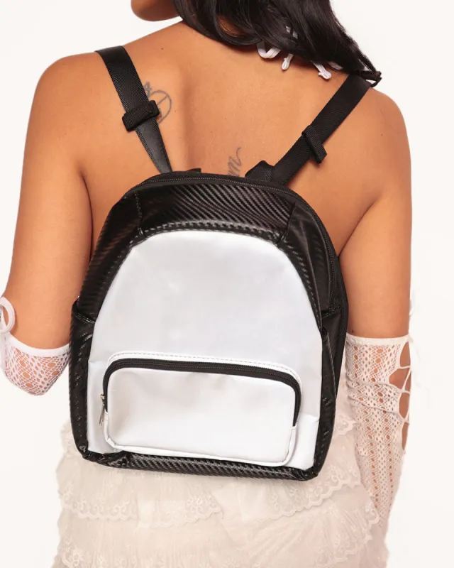 Glitch in the System Anti-Theft Silver Reflective Hydration Pack made by iHeartRaves