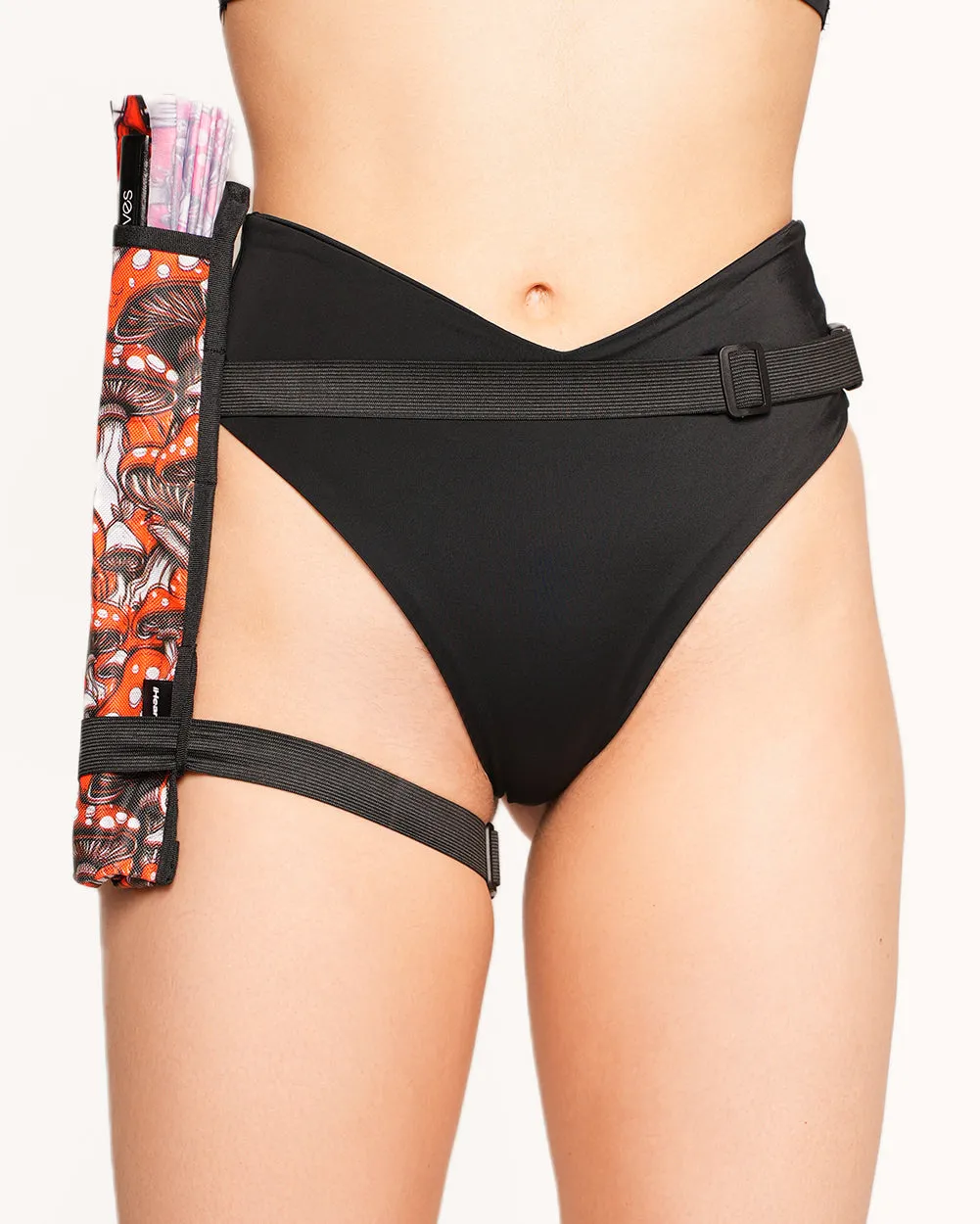 Secret of Life Mushroom UV Reactive Strap & Clip-On Fan Holster sold by iHeartRaves product image thumbnail 2