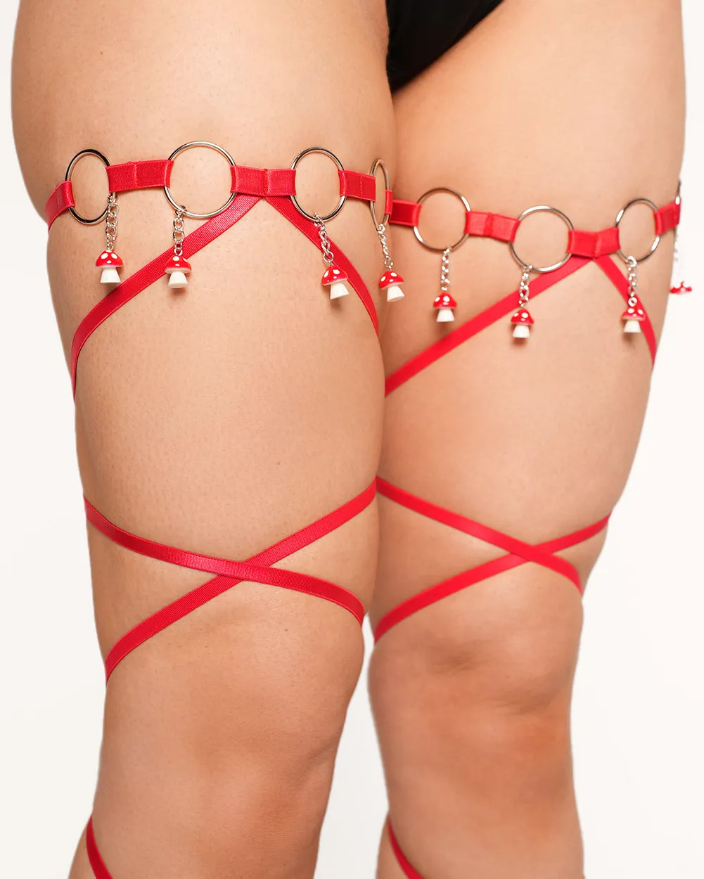 Growing Together Mushroom Charm Leg Wraps sold by iHeartRaves product image thumbnail 2