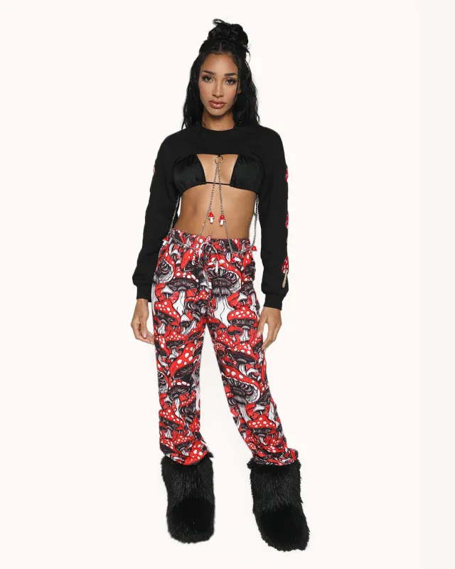 Secret of Life Mushroom Unisex Pants Outfit sold by iHeartRaves
