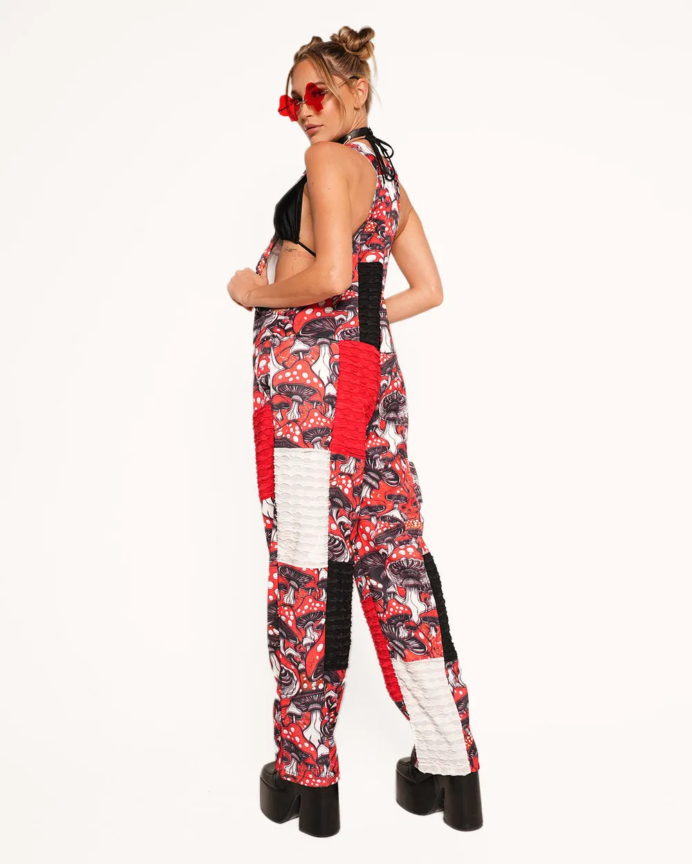 Secret of Life Mushroom Unisex Overalls sold by iHeartRaves product image thumbnail 2