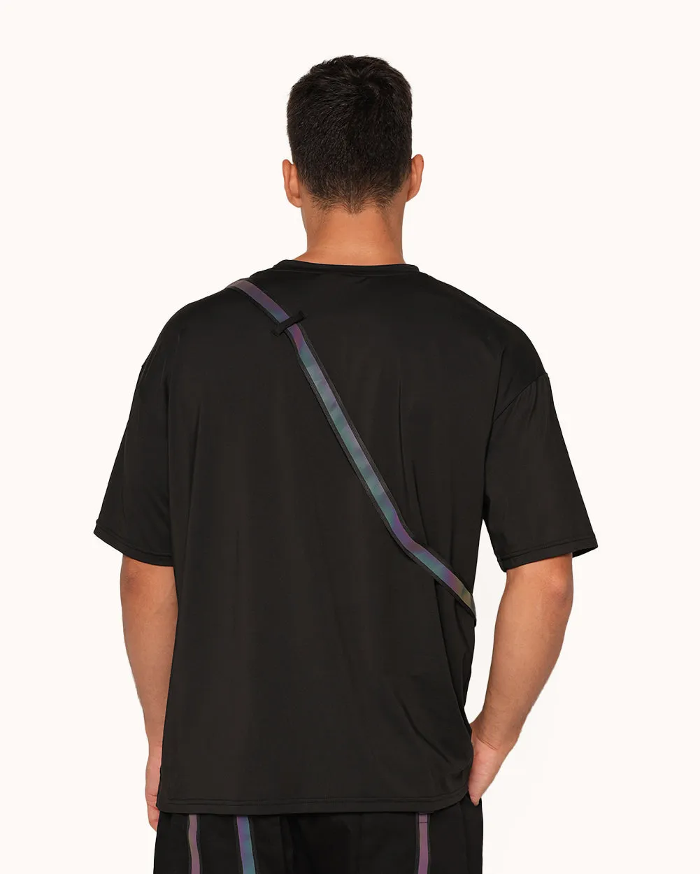 Thunder Flash Rainbow Reflective Men's Tee sold by iHeartRaves product image thumbnail 3