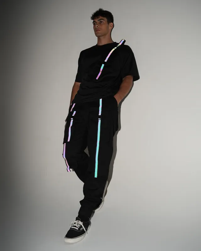Thunder Flash Rainbow Reflective Men's Tee made by iHeartRaves
