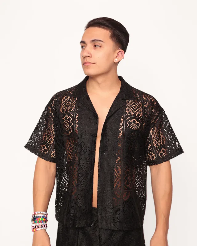 Got That Rizz Crochet Camp Shirt sold by iHeartRaves