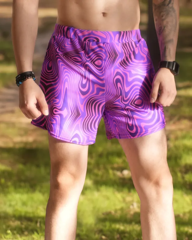 Rolita Couture x iHR Wonderland Whirlwind Men's Shorts sold by iHeartRaves