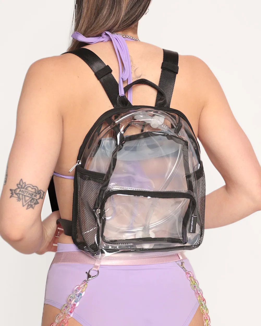 Weekend Bender Anti-Theft Clear Hydration Pack sold by iHeartRaves