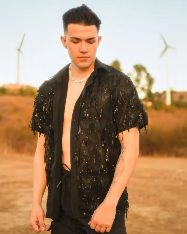 Among the Stars Button Up sold by iHeartRaves