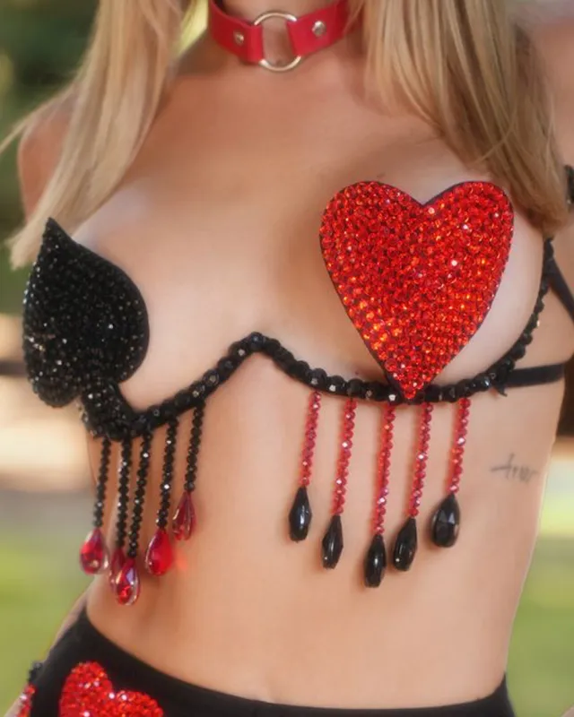 Wild Card Carnival Bra sold by iHeartRaves