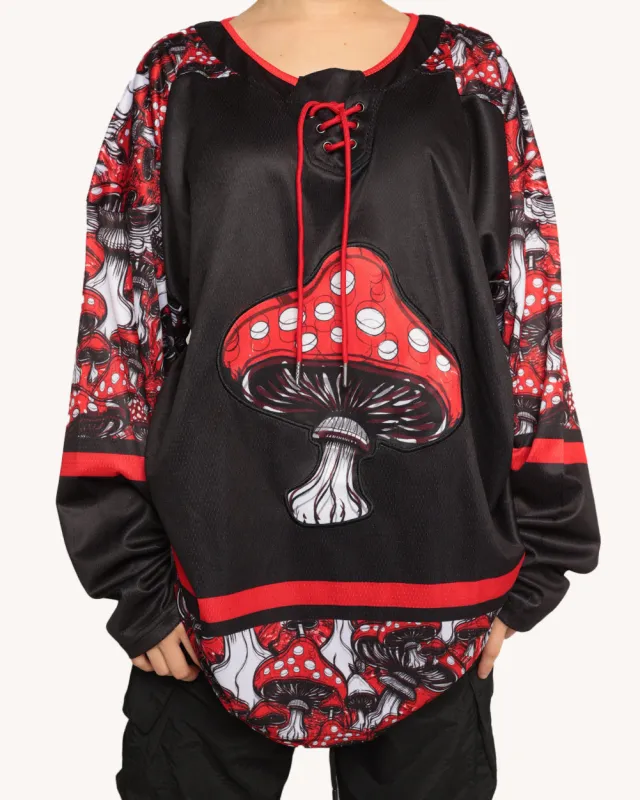 Secret of Life Mushroom Unisex Hockey Jersey sold by iHeartRaves
