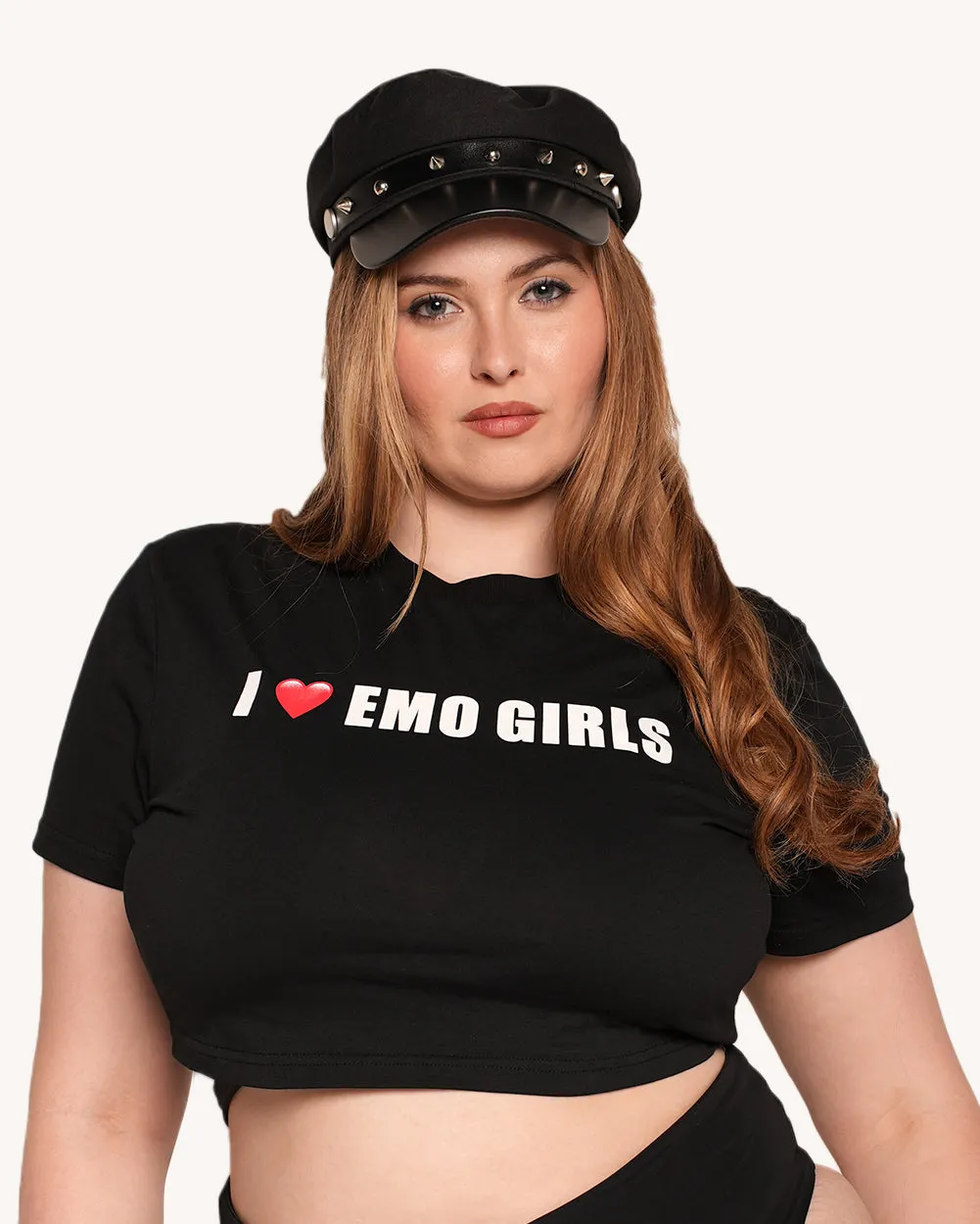 I Love Emo Girls Crop Top sold by iHeartRaves product image thumbnail 5
