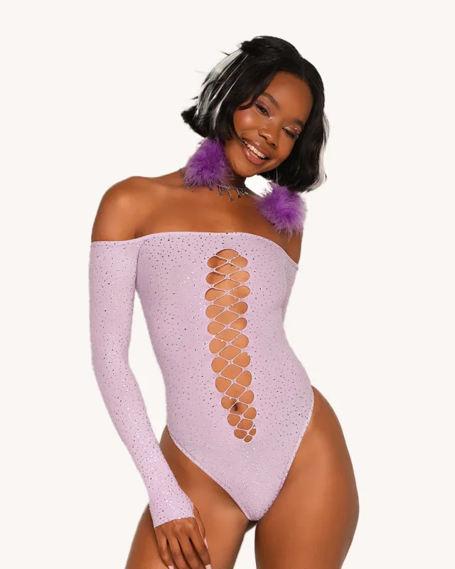 Spotlight Moments Bodysuit - Lavender sold by iHeartRaves