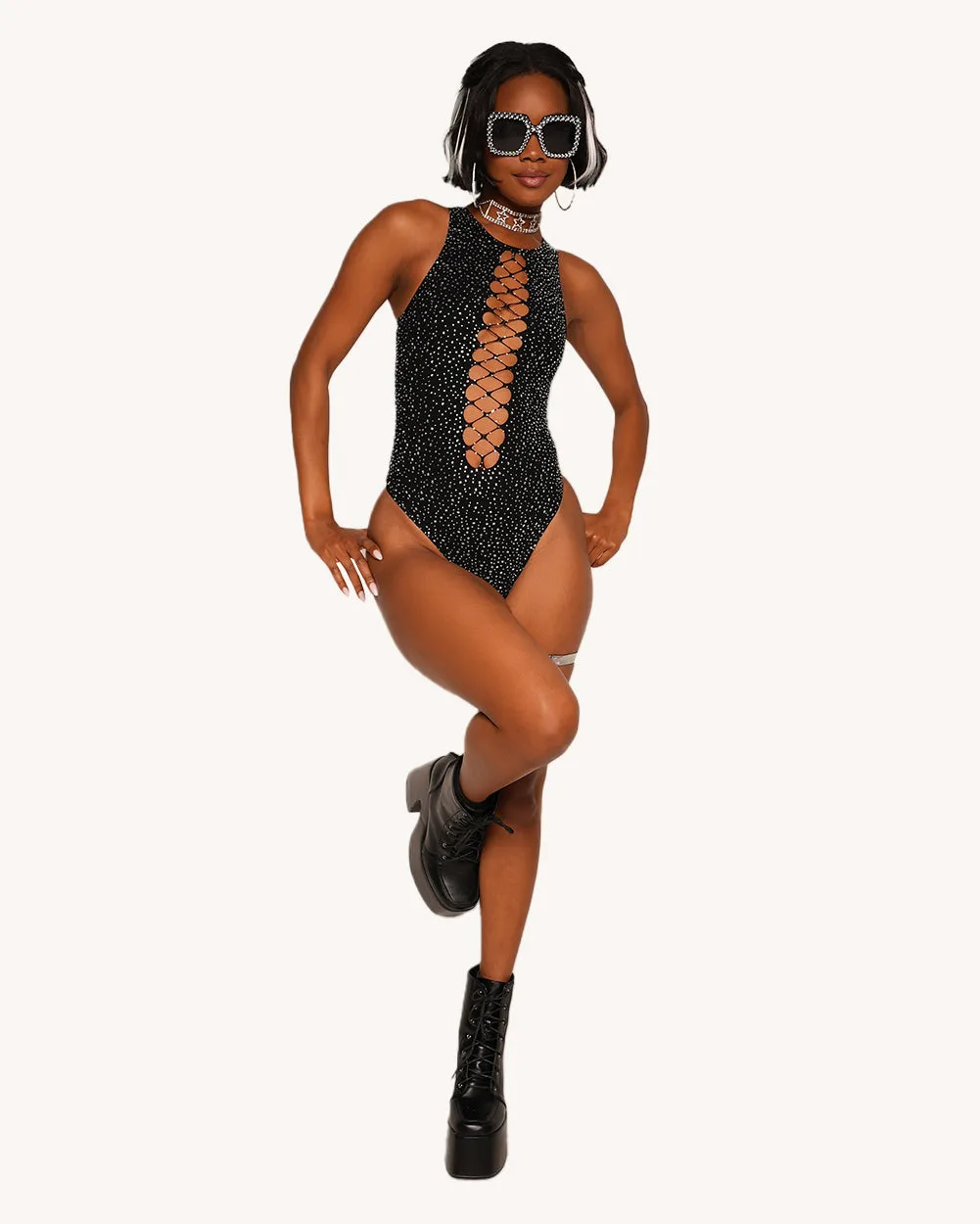 Celestial Vision Bodysuit sold by iHeartRaves product image thumbnail 3