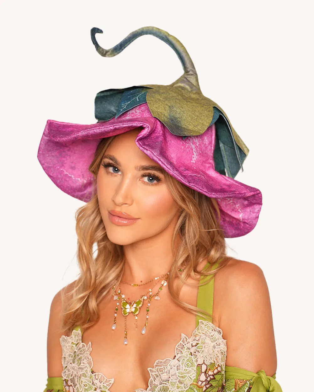 Pink Twilight Flower Hat sold by iHeartRaves