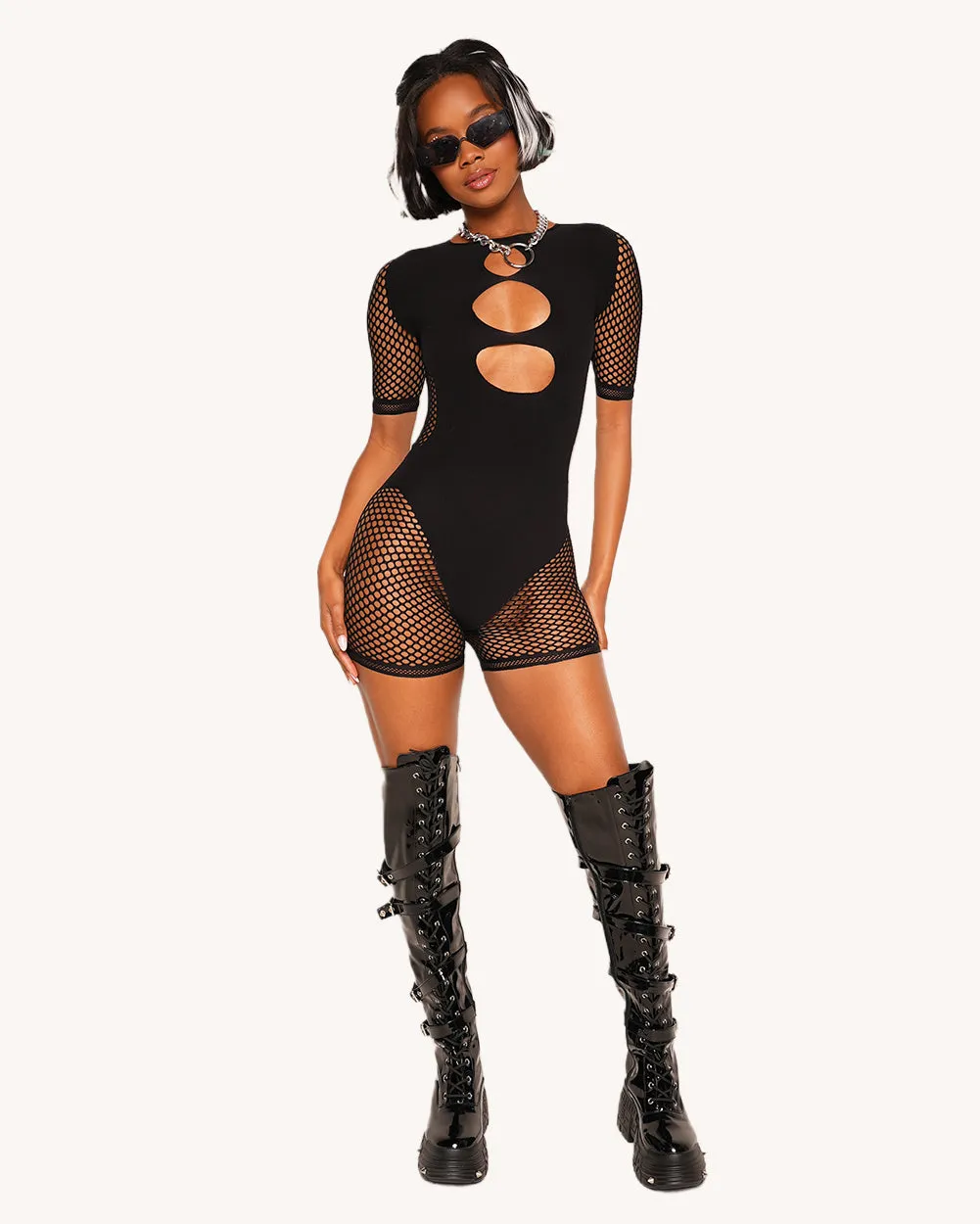 Beyond Control Romper sold by iHeartRaves product image thumbnail 3