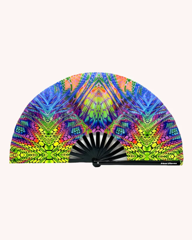 Viper Vision UV Reactive Hand Fan sold by iHeartRaves