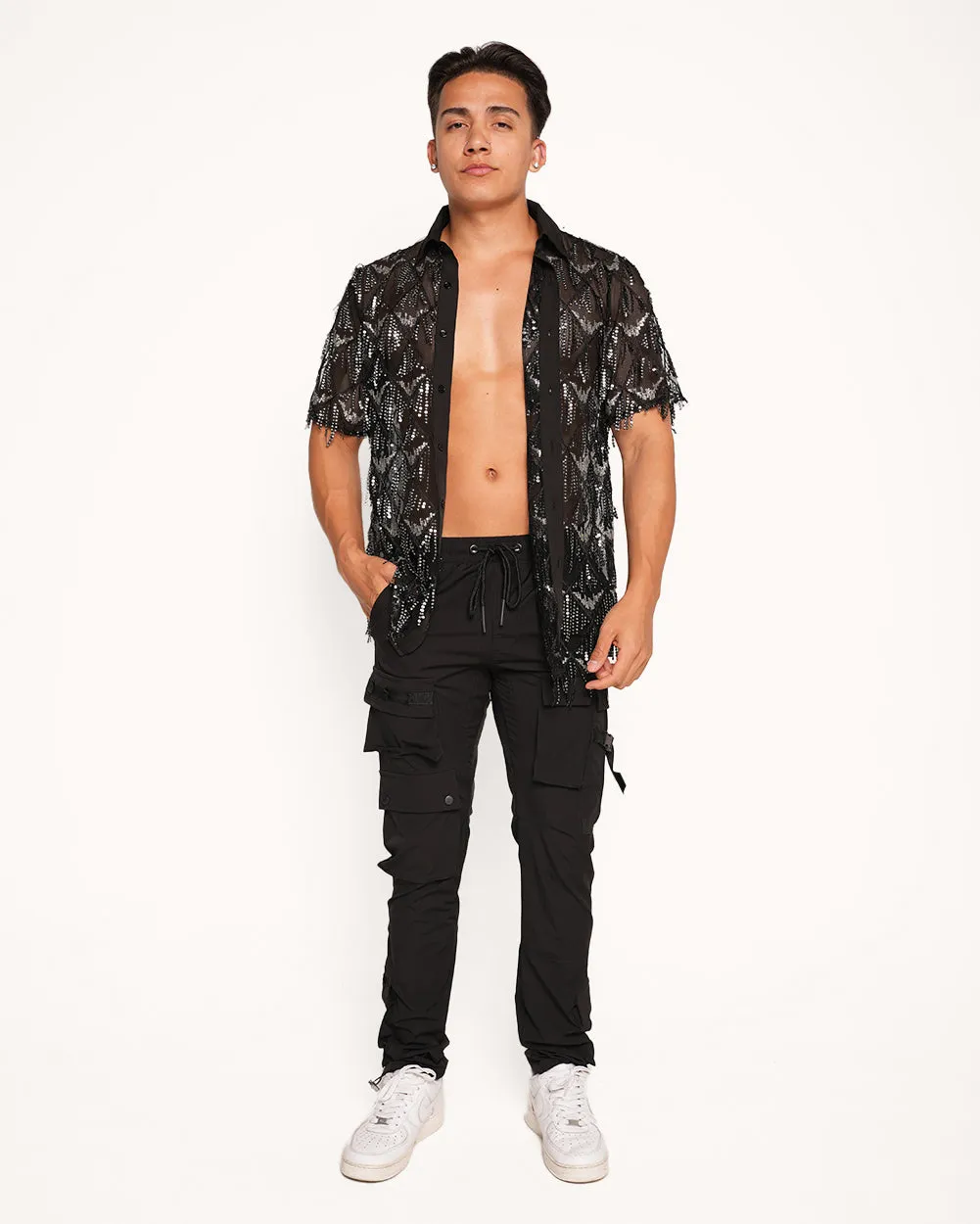 Moonlit Enchantment Button Up Shirt 2.0 sold by iHeartRaves product image thumbnail 3