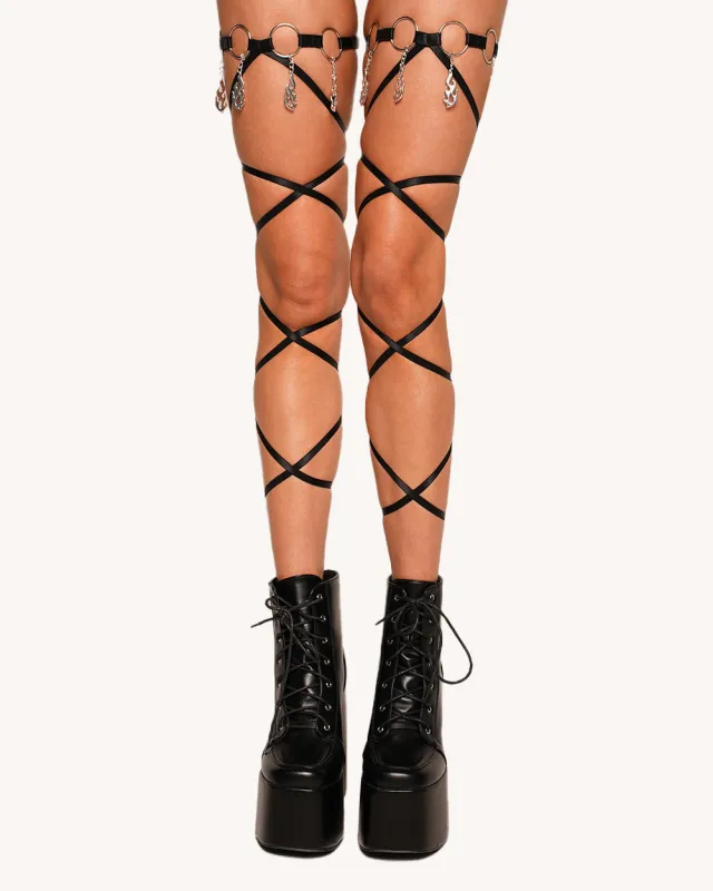 Flickering Flame Pair Leg Wraps sold by iHeartRaves